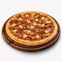 tomatensaus, kaas, ham, salami, spek, döner, döner kip, kipfilet, shoarma en ananas