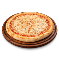 tomatensaus, kaas en mozzarella 