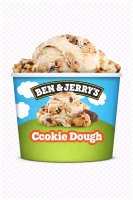 Vanilleroomijs met stukken chocolate chip koekjesdeeg